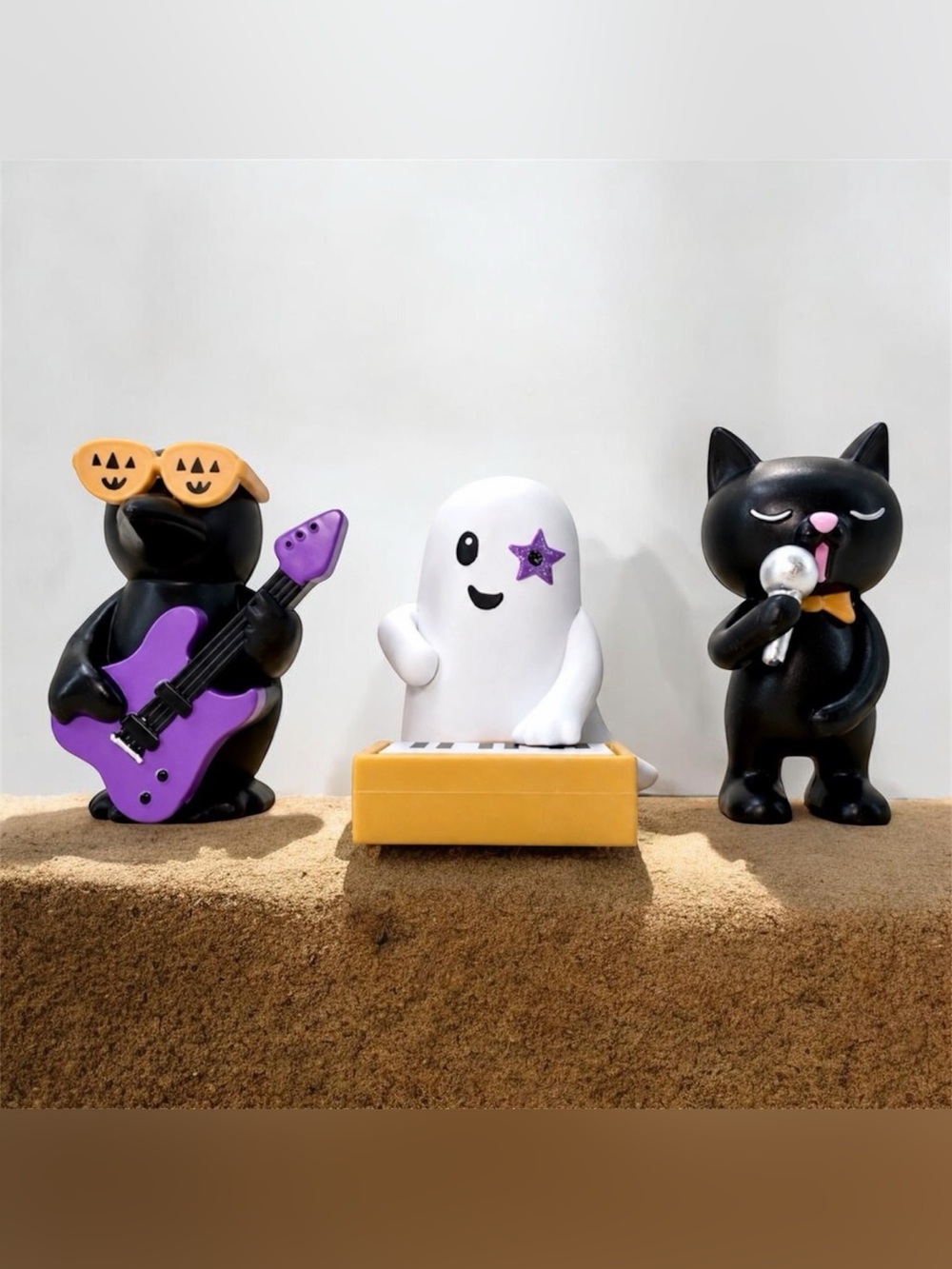 New Target Bullseye Playground SET OF 3 Halloween Band Figurines